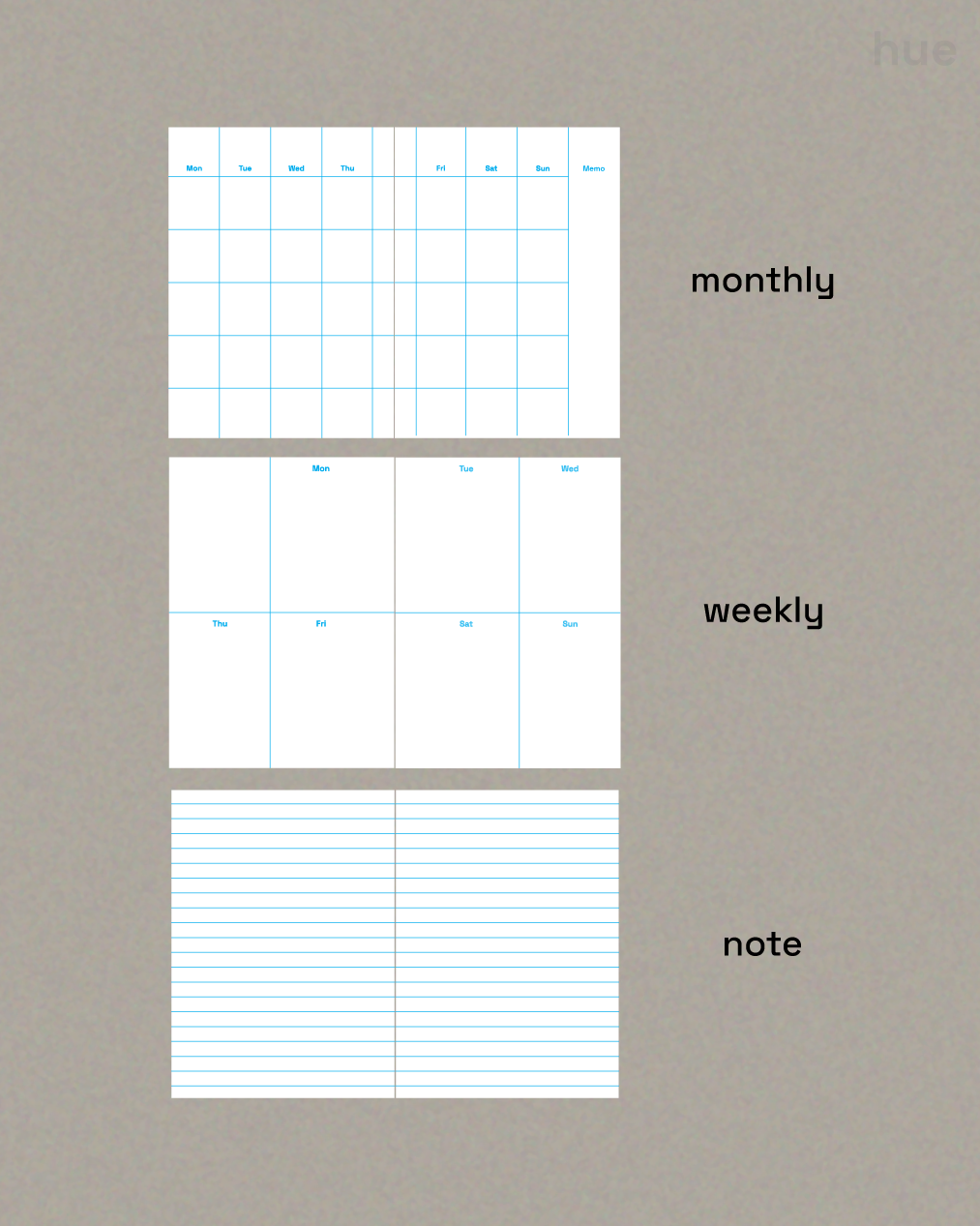 Hue All Year Planner