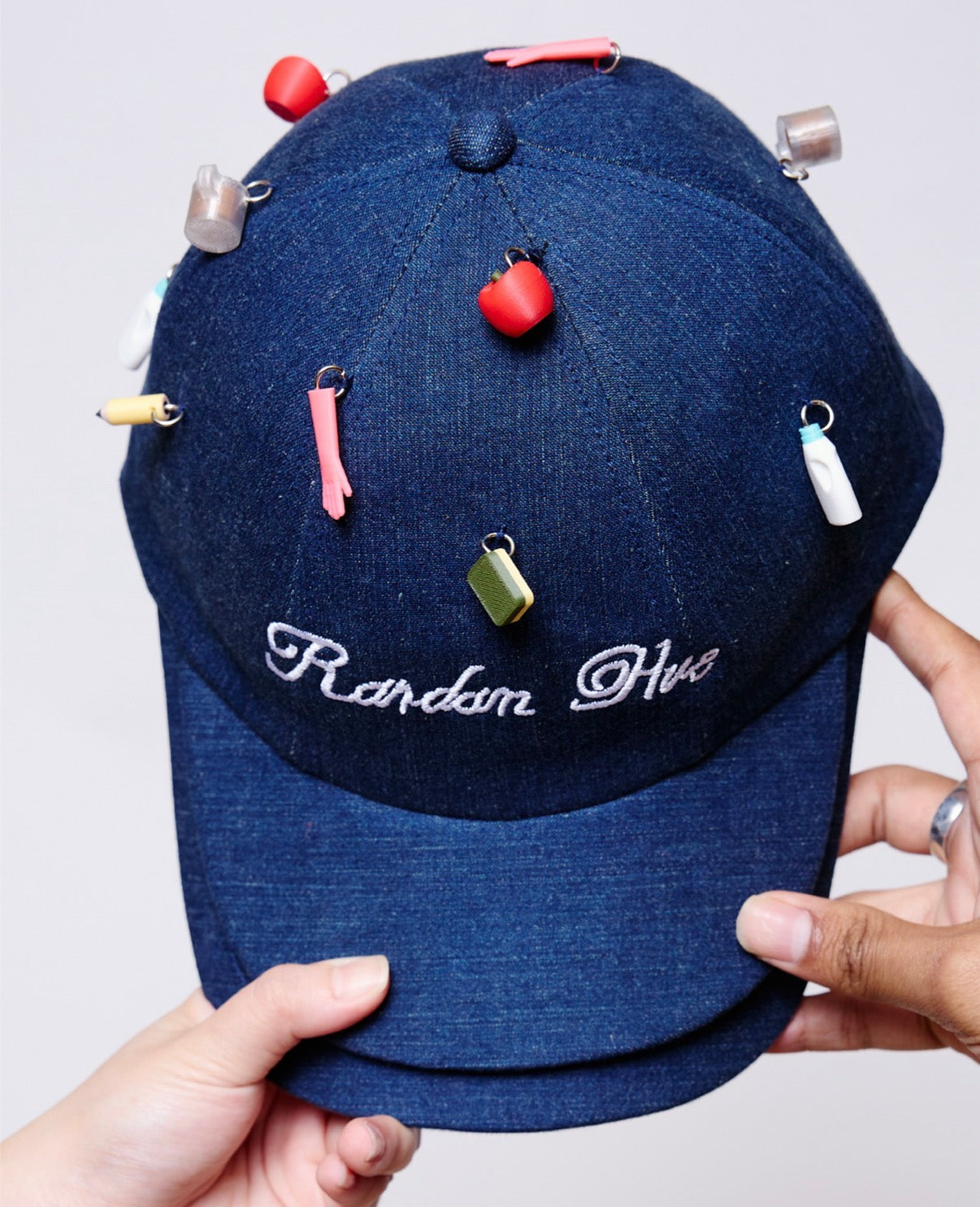Random Hue Denim Double-Lid Cap