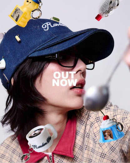 Random Hue Denim Double-Lid Cap